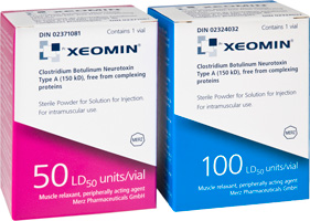 Xeomin Therapeutic Product Packaging, 2015